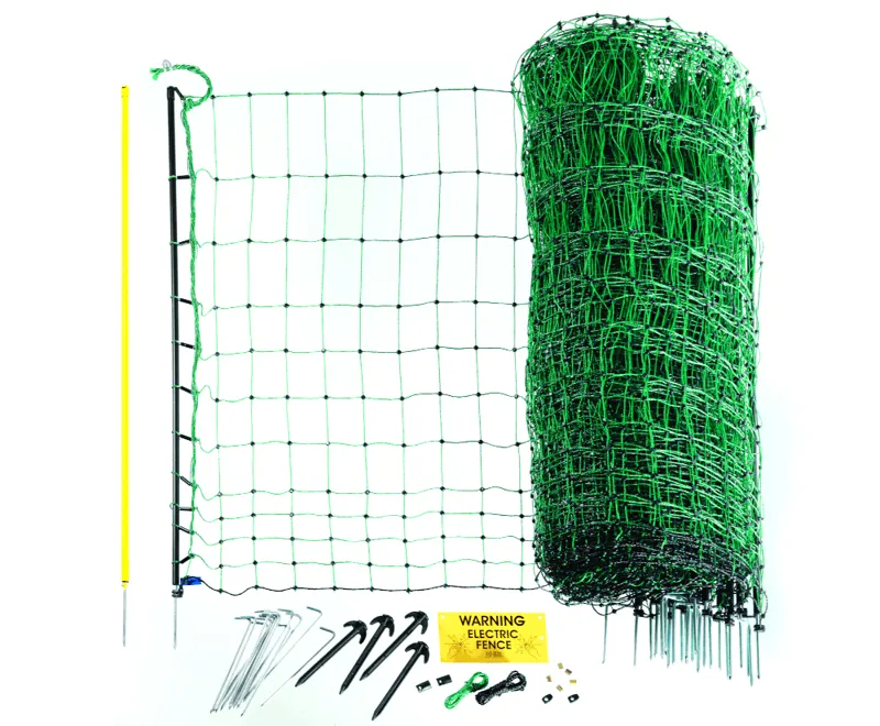 Agrifence Poultry Net 108cm x 25m Green - Single spike posts